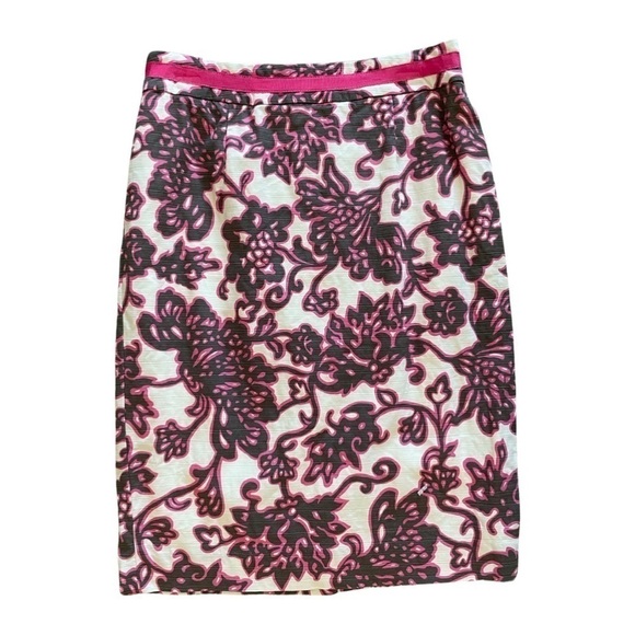 Boden Samantha Lee Pink Floral Skirt Women’s Size 2P. - Picture 16 of 16